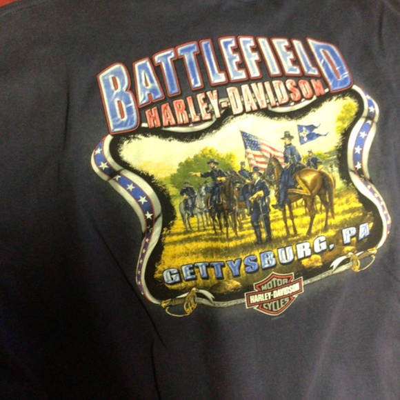 HARLEY-DAVIDSON Gettysburg tshirt - Picture 3 of 3